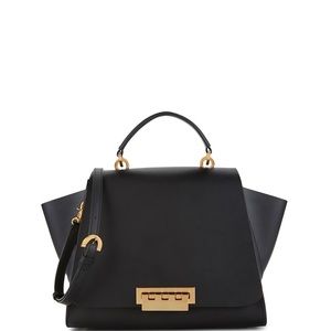 Zac Posen Large Eartha Bag in Navy Blue